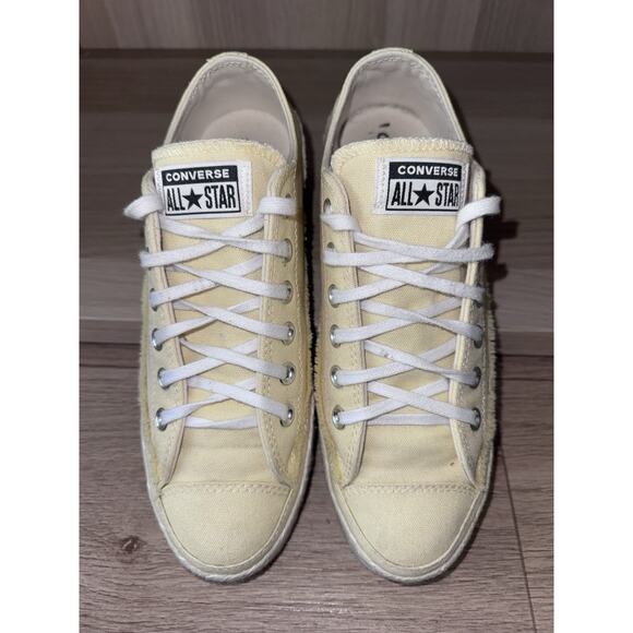 CONVERSE CHUCK TAYLOR ALL STAR ESPADRILLE (Yellow) Women’s Size 9 - Picture 6 of 11